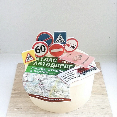 Торт "Покорительнице дорог" купить - прокопьевск.сладкоежкин.рф