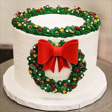 «Рождественский венок» купить - прокопьевск.сладкоежкин.рф