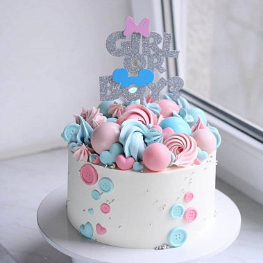 Торт "Girl or Boy" купить - прокопьевск.сладкоежкин.рф