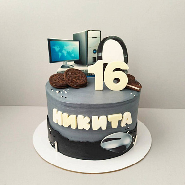 Торт "Компьютер" купить - прокопьевск.сладкоежкин.рф