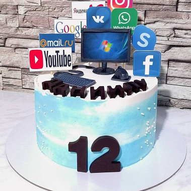 Торт "Соц-сети" купить - прокопьевск.сладкоежкин.рф