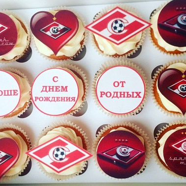 Капкейки "Спартак" купить - прокопьевск.сладкоежкин.рф