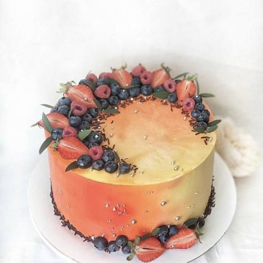 Торт «Закат» купить - прокопьевск.сладкоежкин.рф