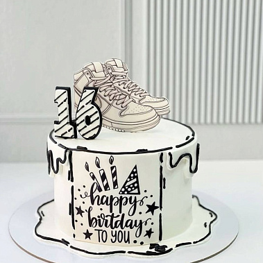 Торт "Кроссовки" купить - прокопьевск.сладкоежкин.рф