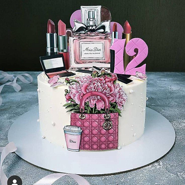 Торт "Косметика" купить - прокопьевск.сладкоежкин.рф