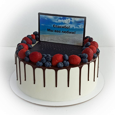 Торт "Ноутбук" купить - прокопьевск.сладкоежкин.рф