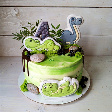 Торт "Динозавры" купить - прокопьевск.сладкоежкин.рф